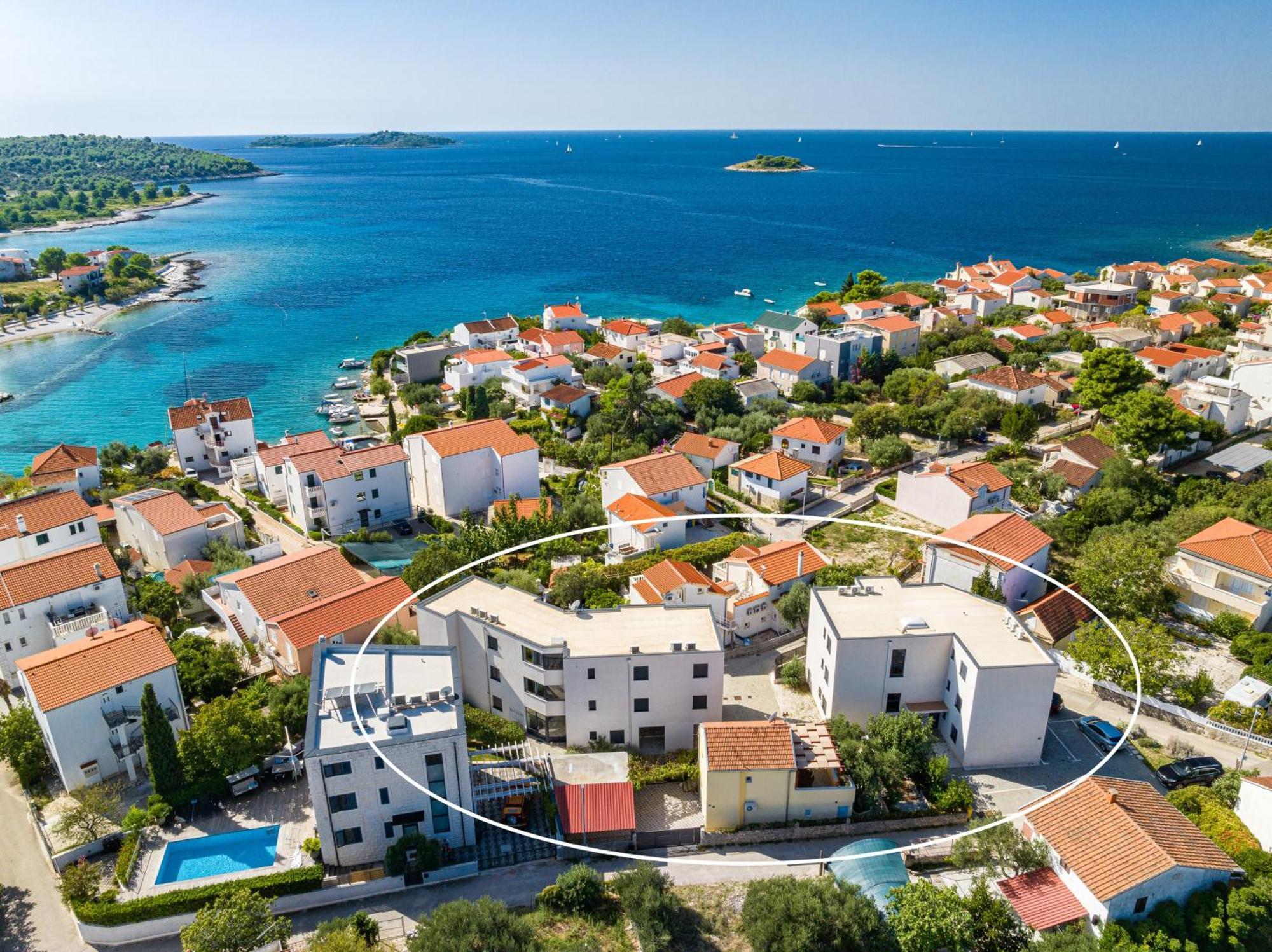 Apartments Boomerang Rogoznica  Buitenkant foto