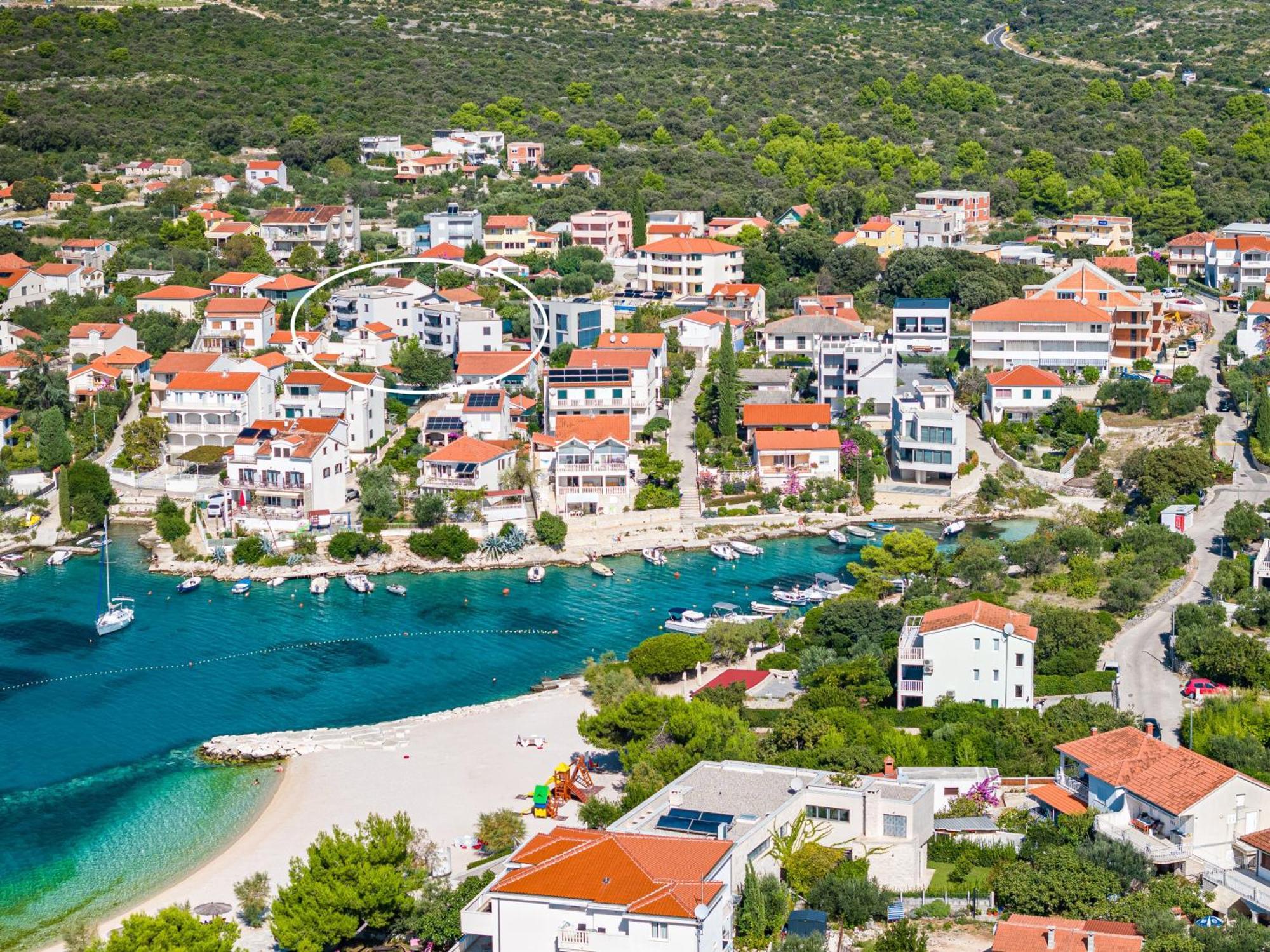 Apartments Boomerang Rogoznica  Buitenkant foto